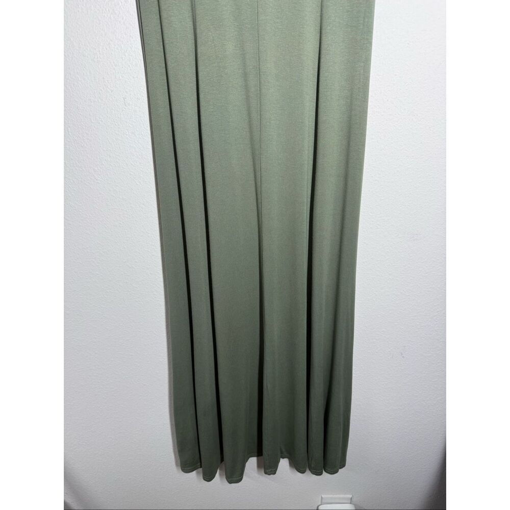 Carnaby Sage Green Maxi Dress Size S Minimalist Boho Flowy European Collection - Picture 7 of 16